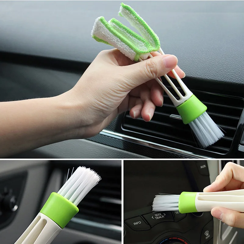 Car Microfiber Cleaning Brush Tool For Toyota Corolla RAV4 Yaris Honda Civic Accord CRV For Nissan Qashqai Juke X-trail Tiida