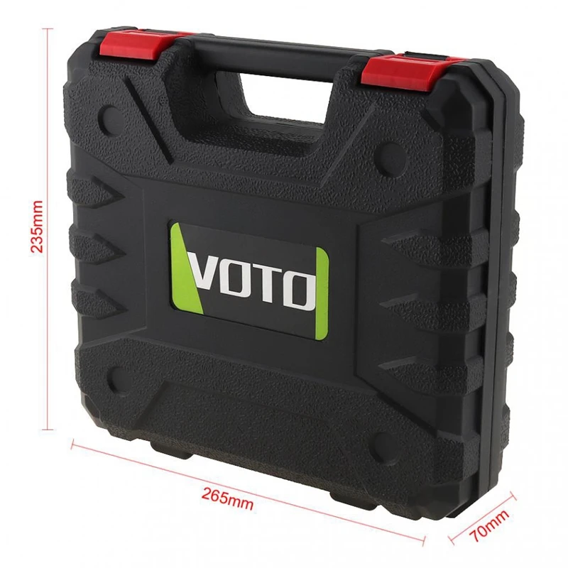 Voto Power Tool Suitcase 12V Electric Drill Dedicated Tool Box Storage Case With 265mm Length For Lithium Electric Screwdriver