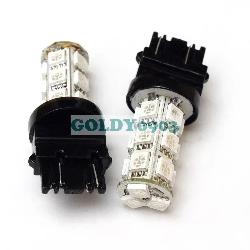 

2 x GREEN 3157 3156 18 5050 SMD LED BRAKE LIGHT