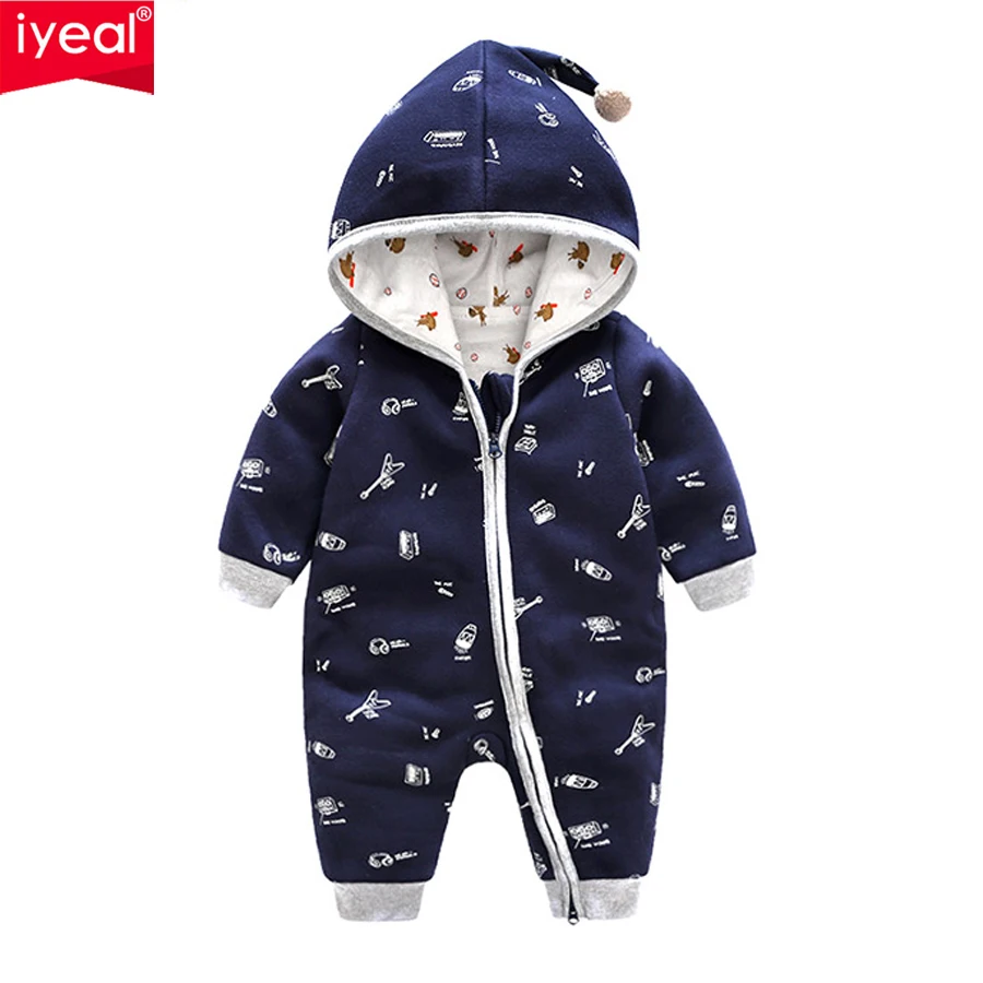 

IYEAL New Arrival Spring Autumn Baby Boy Clothes Newborn Cotton Tracksuit Clothing Baby Long Sleeve Hoodies Infant Jumpsuit