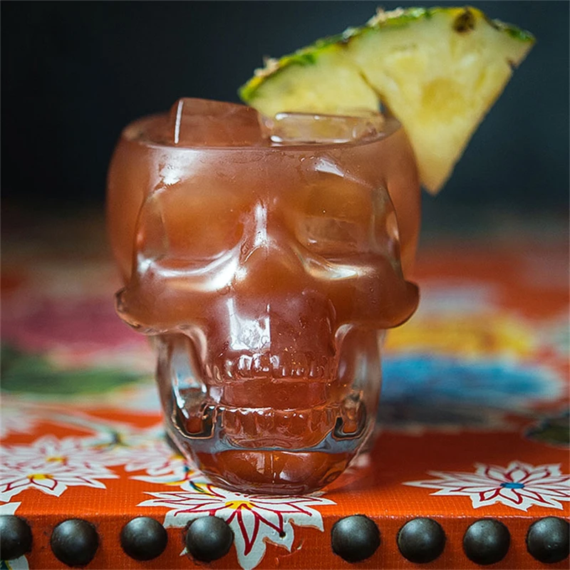 

350ml Shot Glass Cocktail Beer Skull Glass Whiskey Skull Glass beer stein shot wine glass Head