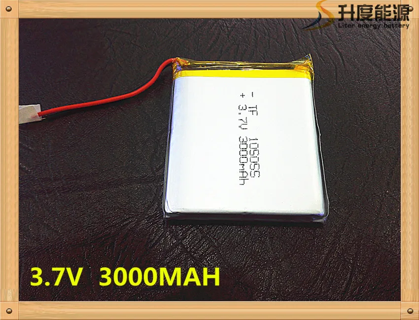 3.7 V lithium polymer battery 3000 mah interphone 105055 GPS vehicle traveling data recorder