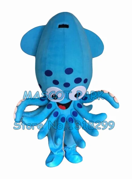 

cartoon blue octopus mascot costume for adult hot sale cute sea animal devilfish Tako theme cosply costumes carnival 2890