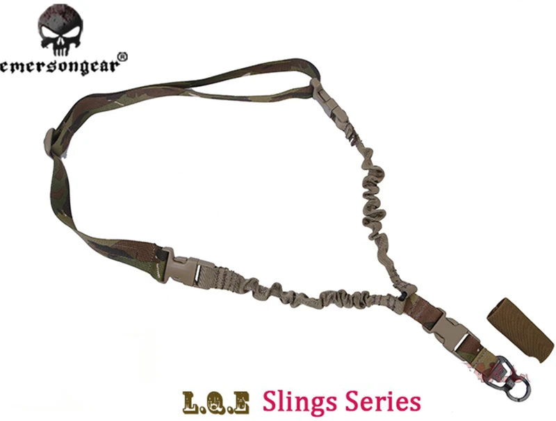 Emersongear L.Q.E Gun Bungee Belt with MASH One Point Belt/Delta Hunting Army Equipment Airsoft Tactical Accessories