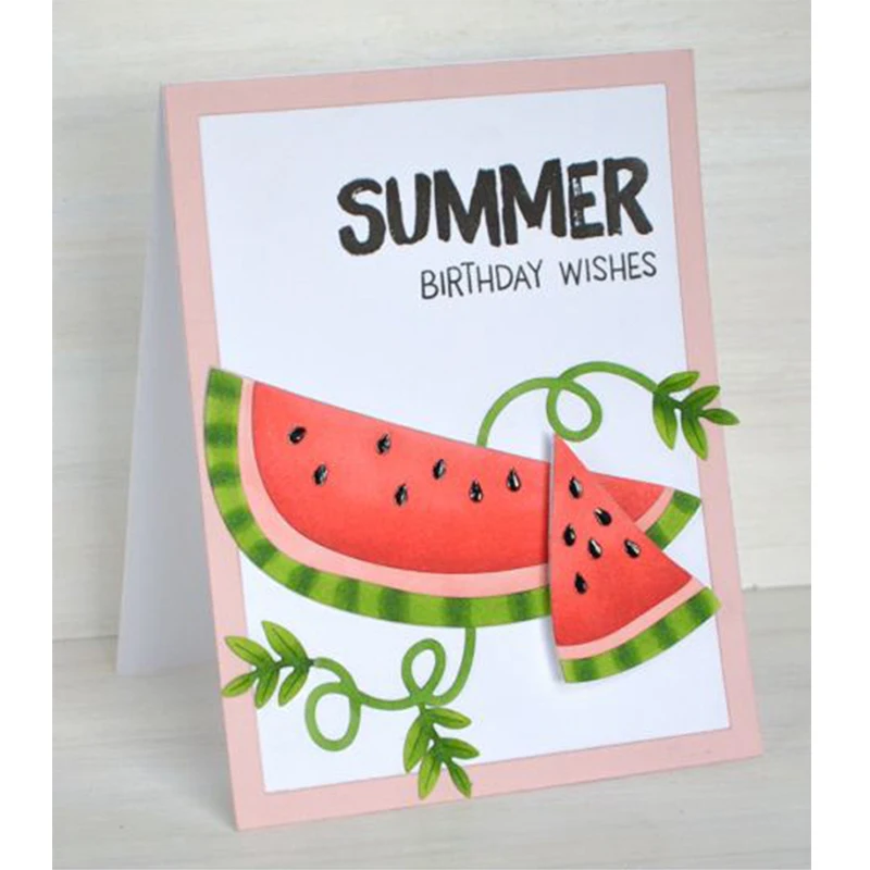 

Delicious Watermelon Cutting Die Handicraft Card Album Making Scrapbooking DIY Template Embossing Decoration Stenci