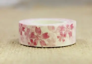 2pcs/lot Lovely sakura Washi Tape DIY decoration Scrapbooking Sticker Label Masking Tape School Office Supply