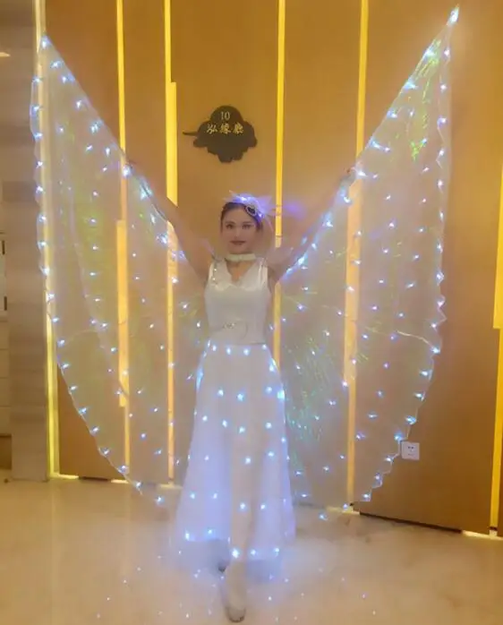 

Stage Dance Wings Led Performance Women Costumes Light Stage