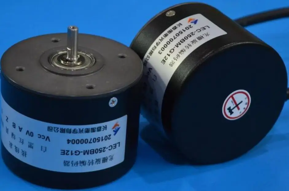 Encoder New Changchun Yu Heng 2500 pulse incremental grating rotary encoder LEC-250BM-G12E