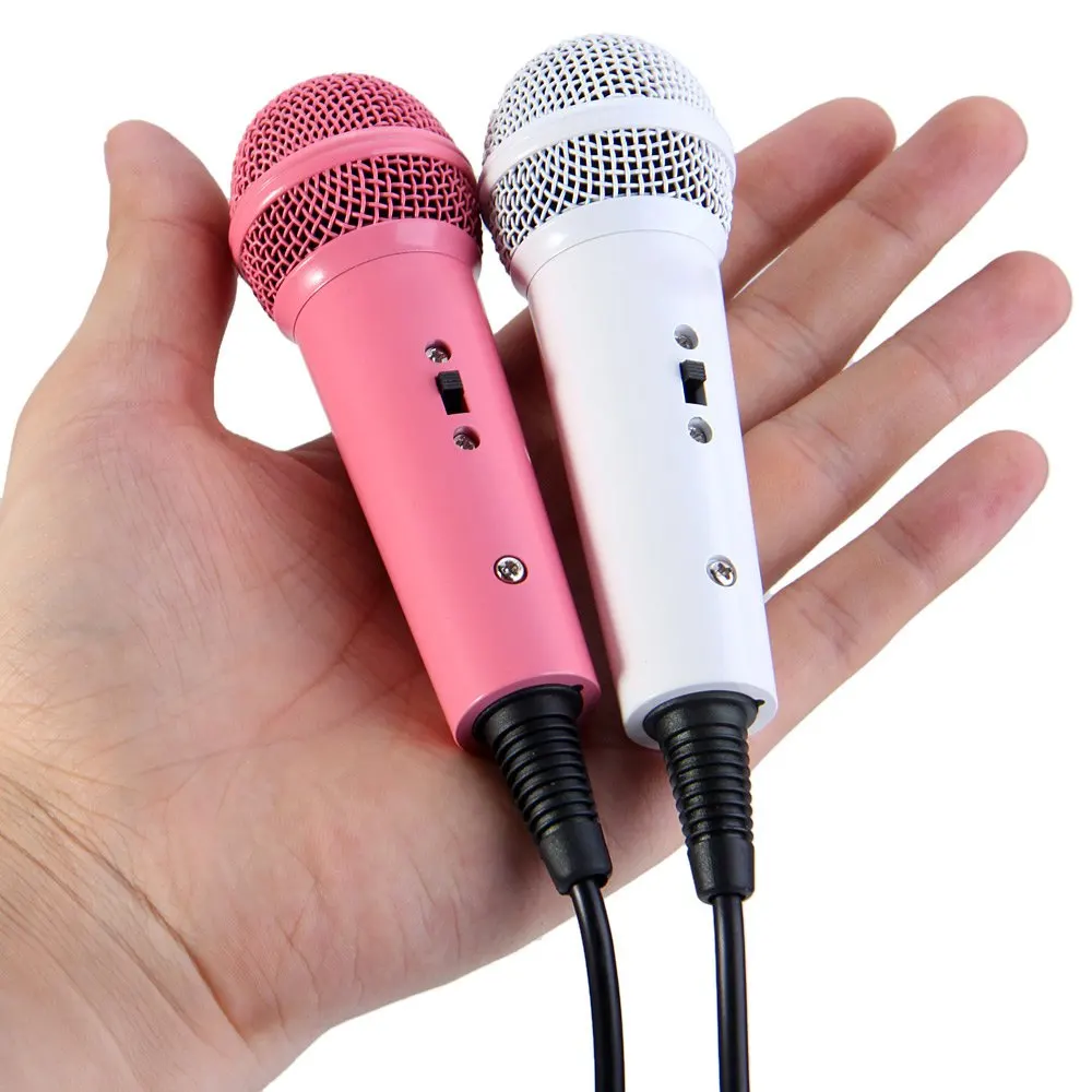 ميكروفون مكثف سلكي صغير محمول باليد مع توصيل 3.5 ملم للهواتف المحمولة UC QQ YY QT IS والكمبيوتر المنزلي KTV