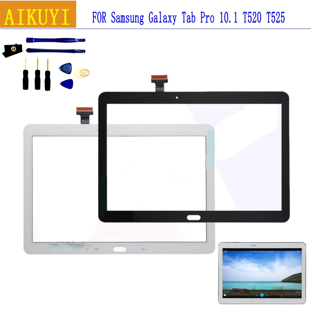 

Touchscreen For Samsung Galaxy Pro T520 SM-T520 T525 SM-T525 Touch Screen panel Digitizer front Glass Sensor Tablet Replacement