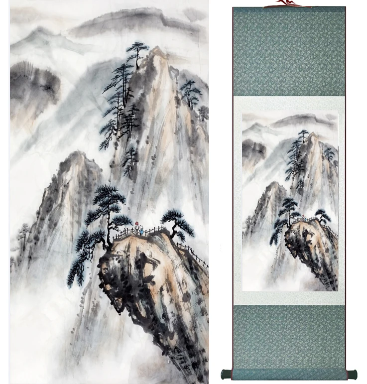 

landscape painting Home Office Decoration Chinese scroll painting landscape art painting landscape painting