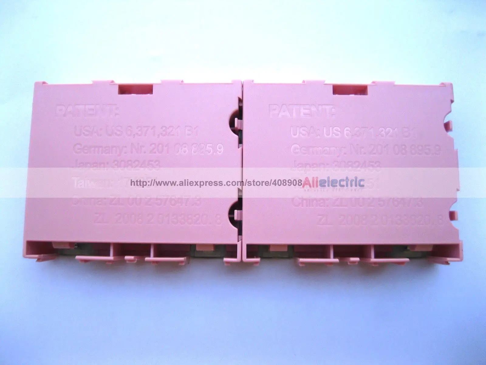 10 Pcs SMD SMT Electronic Component Storage Box Pink 02P