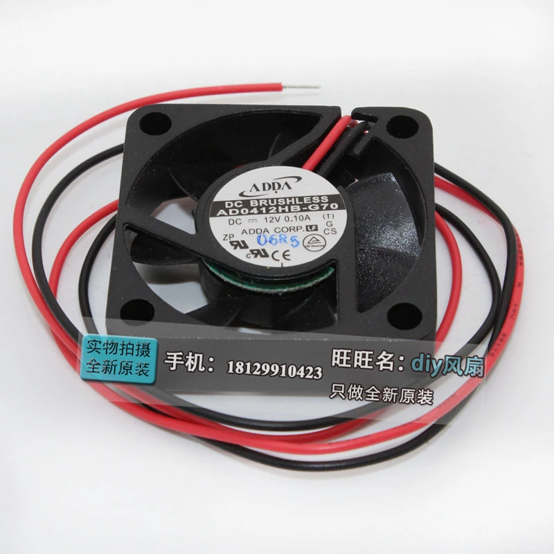 NEW ADDA AD0412HB-G70 4010 12V 0.10A 4CM silence cooling fan