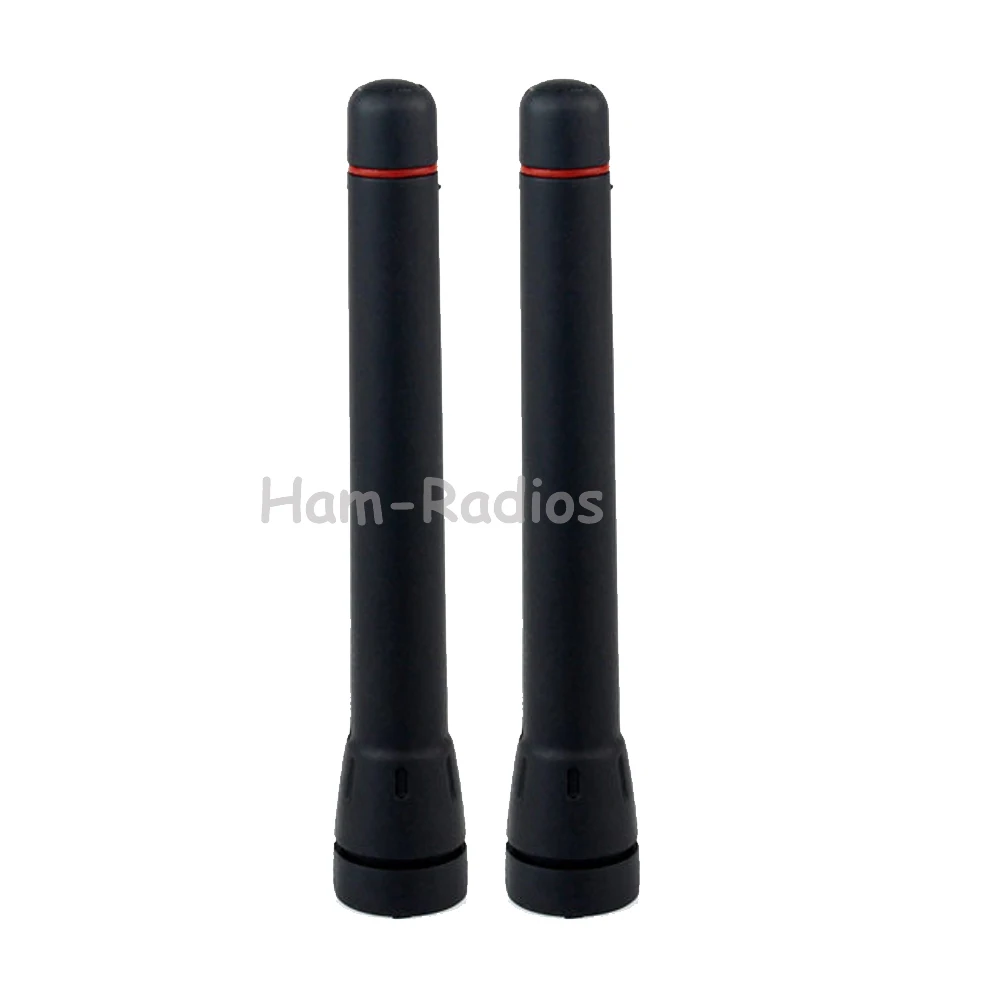 

2PCS Walkie Talkie UHF 400-470MHz Short Antenna for ICOM F21 F43 F80 F4001 F4161 Two-way Radio antenna