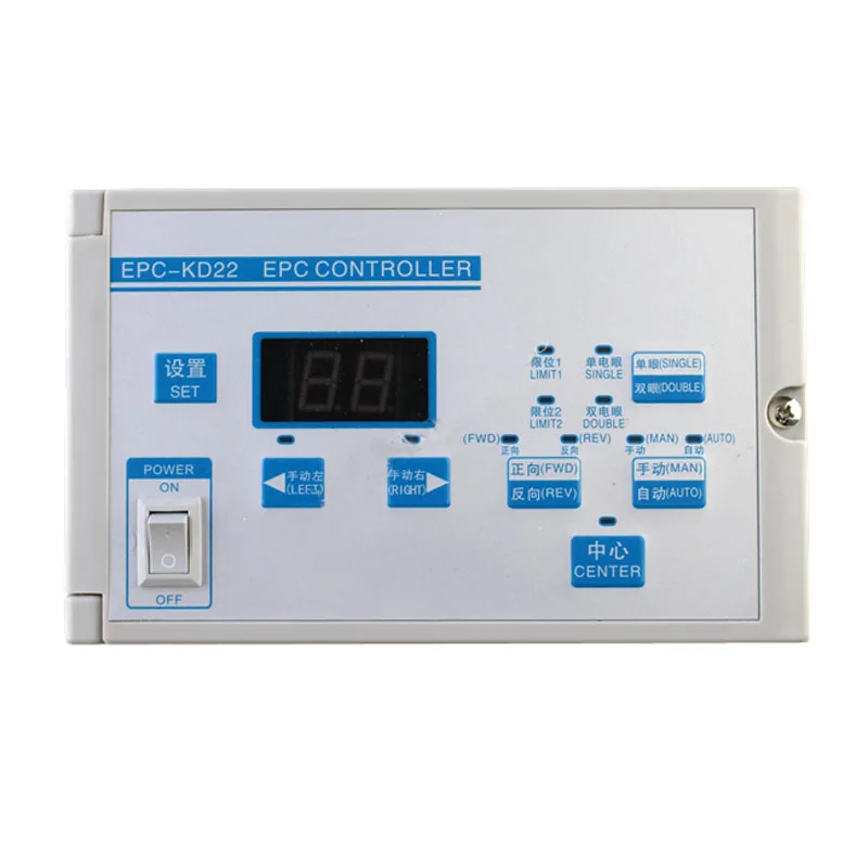 

Upgraded version EPC-KD22 high-precision correcting controller instead of EPC-D12 EPC-KD12 correcting photoelectric correcting