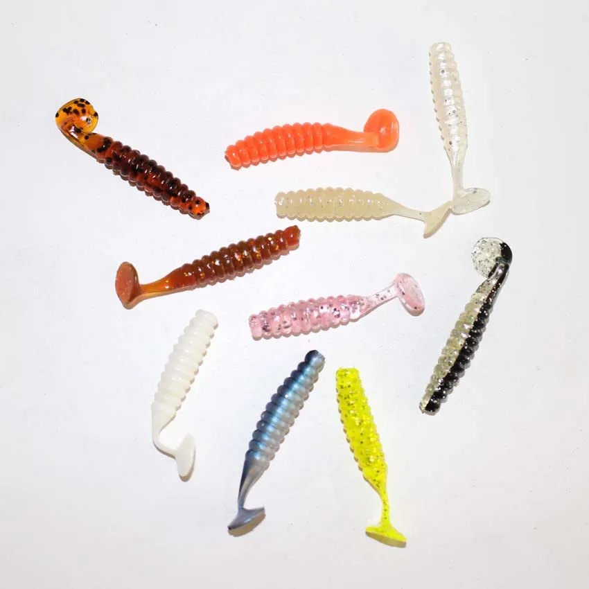 

25pcs/bag 4cm/0.9g pvc soft fishing bait fishing grub lure isca artificial fishing swimbait free shipping
