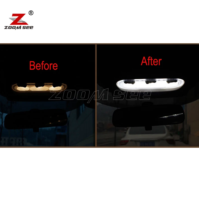 Canbus No Error LED Lamp Interior Dome Indoor Light Bulb Kit For Nissan Qashqai J10 J11 J12 2007-2017 2018 2019 2020 2021 2022