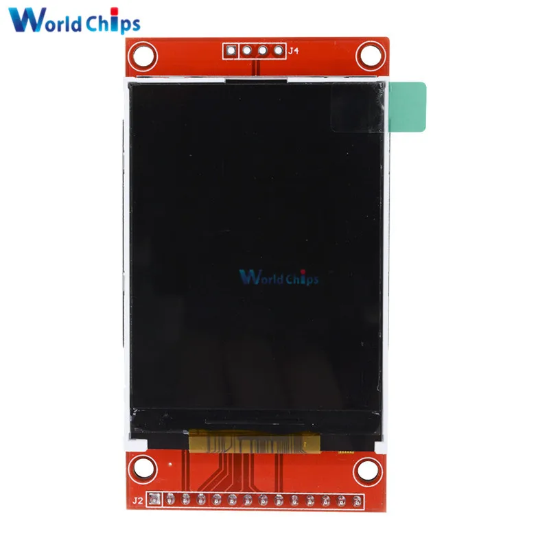 2.4 "2.4 Inci 240X320 SPI TFT LCD Serial Modul Port 5V/3.3V PCB Adaptor Kartu ILI9341 LCD Display Putih LED UNTUK Arduino