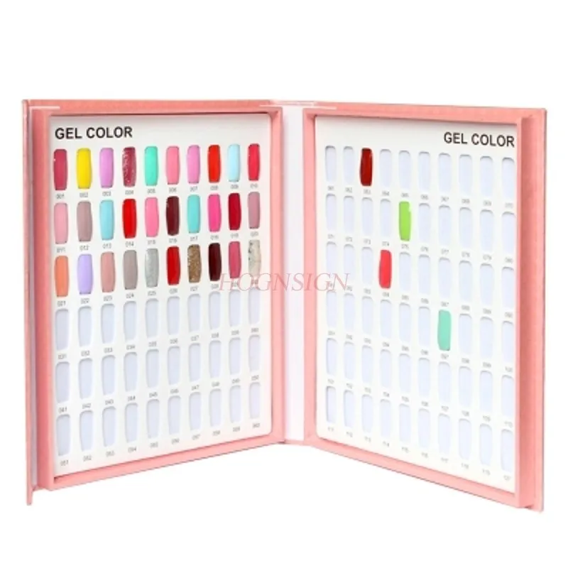 Nail Shop With Sample 120 Pieces Inlaid Nail Polish Gel Color Box Color Card Present Display Board Tool Sale