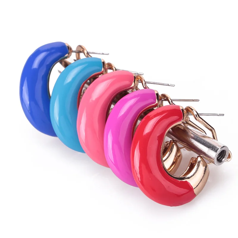 Sehuoran Boho EARrBrincos Big Alloy Stud Earrings Statement oorbellen Voor Vrouwen Wedding Pendientes Mujer Moda Fashion Jewelry