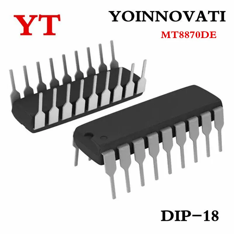  100pcs/lot MT8870DE  MT8870  8870 RECEIVER DTMF 18DIP IC Best quality