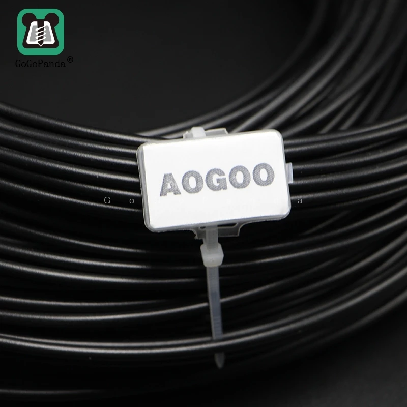 Free Shipping 100PCS Cable Marker Environmental Flame Retardant Plastic Waterproof Transparent 3010 3020 4010 4020