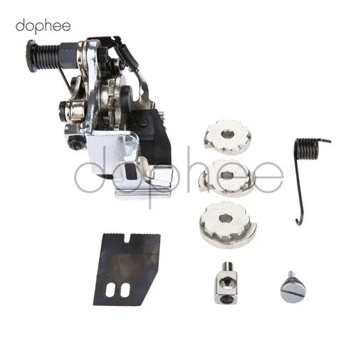 dophe 1pc Attachment Foot Set A900 4 and 8 stitch cams Sewing Machine Spare Part Silver