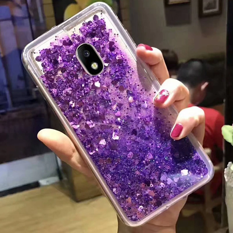 

Dynamic Liquid Quicksand Glitter Case For Samsung Galaxy J3 J5 J7 Pro 2017 J330F J530F J730F Bling Sequins Soft Phone Back Cover