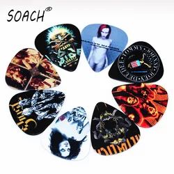 SOACH 50pcs Newest hot sale band Guitar Picks Thickness 1.0mm pick guitar paddle Guitar Accessories ukulele bass