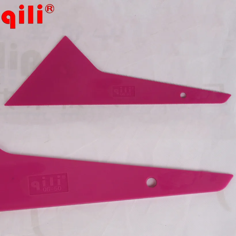 Wholesale! Squeegee Car Qili QG-50 Oblique Mouth Plastic Triangular Scraper Tool Film Sticker Tools Film Scraper