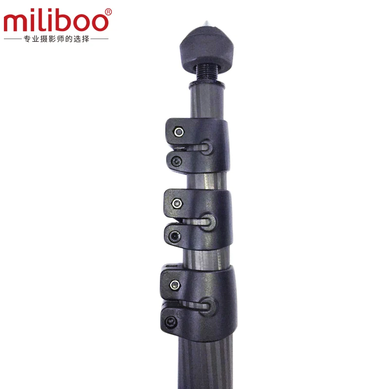 miliboo Portable MTT702B(without head) Carbon Fiber Tripod for Professional Camera Camcorder/Video/DSLR Stand,Stable Design