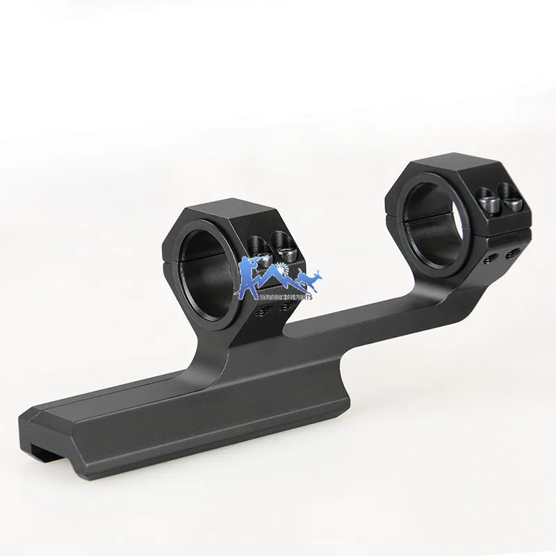 PPT New Arrival Dual Ring Rifle Scope Mount Black 6063 Aluminum Diameter 25.4-30mm For Picatinny Rail OS24-0201