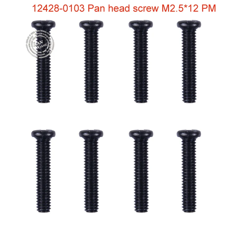 Wltoys 12428 Screw RC Car Spare parts 12428-0097/0098/0099/0103/0104/0106/0114/0116/0129etc Pan Head Screws M3 Screws M2.5 Screw