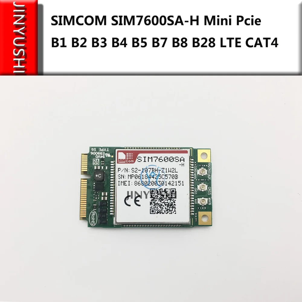 SIMCOM SIM7600SA-H SIM7600 SMT Type/Mini Pcie Type CAT4 B1 B2 B3 B4 B5 B7 B8 B28 LTE module