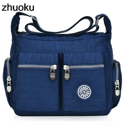 Kobiety Top-torba na ramię z uchwytem projektant torebka znanej marki Nylon kobieta dorywczo torba na ramię na zakupy Hobos Crossbody torba Messenger torby