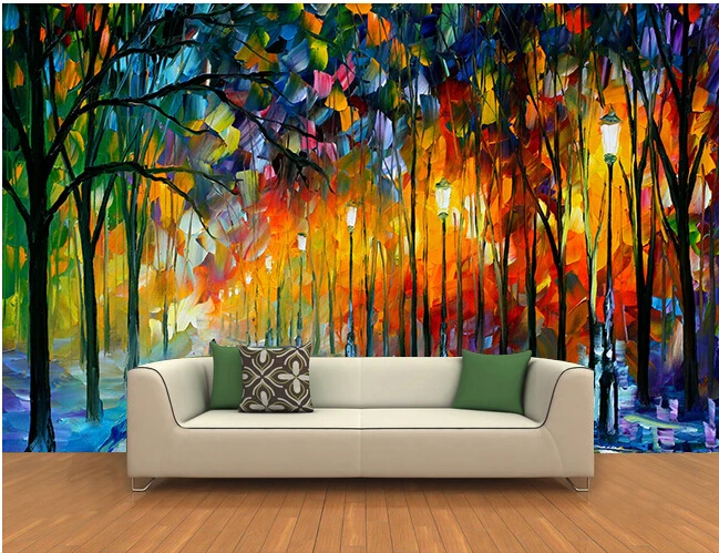 

The custom 3D murals,3 d forest landscape paintings papel de parede,living room sofa TV wall bedroom wall paper