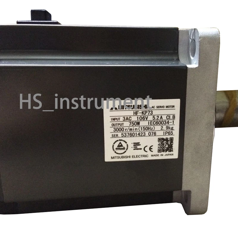 NEW&ORIGINAL HF-KP73 Mitsubis AC SERVO MOTOR 750W 106V 5.2A 3000r Per Min(150Hz) IP65