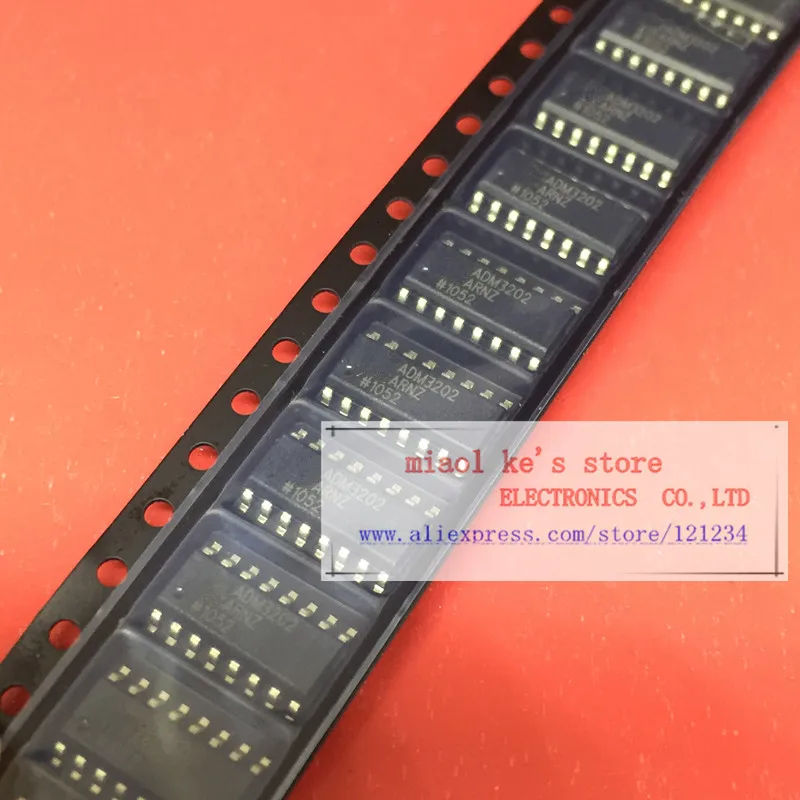 [5pcs-10pcs]100%New original; ADM3202ARNZ-REEL7 ADM3202ARNZ ADM3202ARN ADM3202 -IC TXRX DUAL RS232 3.3V 460Kbps 16SOIC