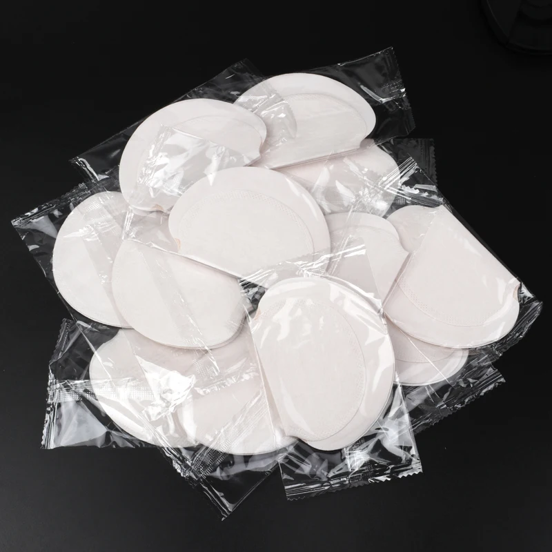 50Pcs/set Summer Deodorants Cotton Underarm Sweat Pads Disposable Absorbing Armpit Sweat Shield Guard Absorbing Pads For Women