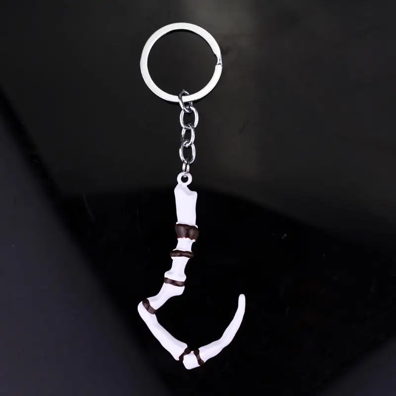 MQCHUN Dota 2 Cosplay Keychain Butcher Pudge Key Chain Immortal Dragon Talon Hook Alloy Dota2 Keyring For Men Gift -50