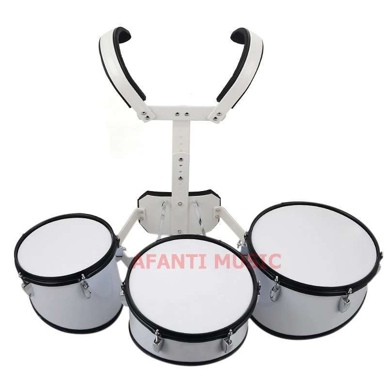 

Afanti Music 3 PCS / White Marching Drum (MAD-112)