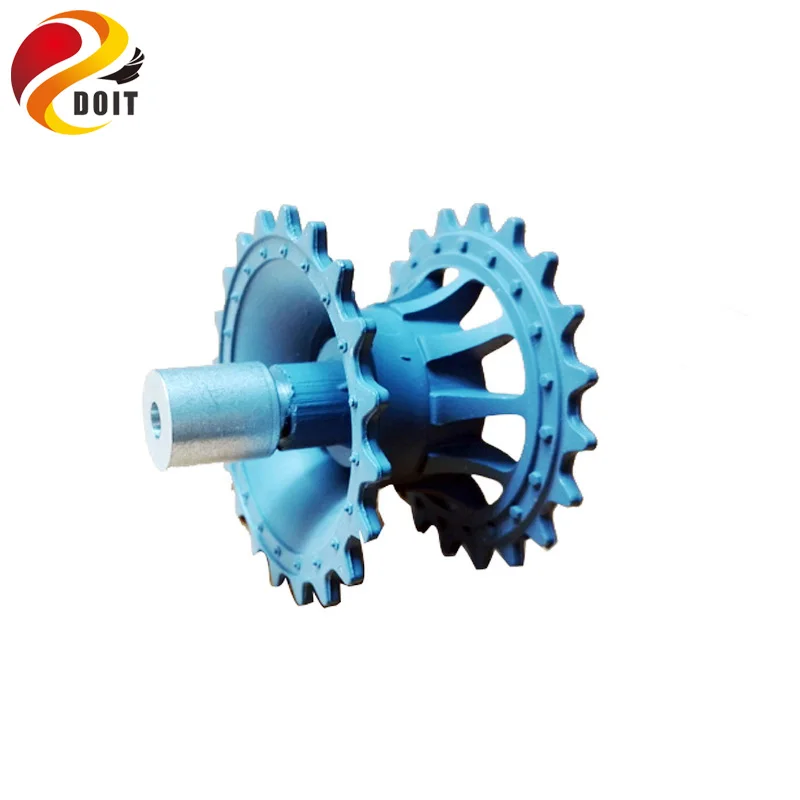 Rueda motriz de plástico con acoplamiento Tamaño interior 4 mm, 5 mm, 6 mm para DOIT sobre orugas del chasis del tanque