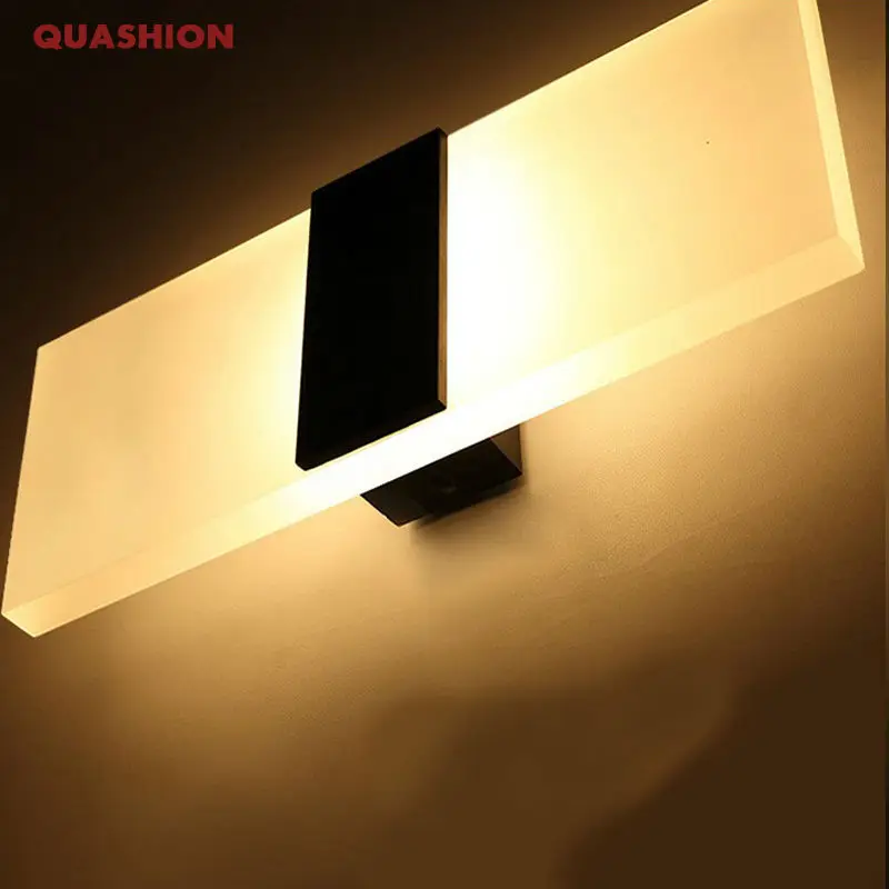 

Modern Concise and vogue led Acrylil wall lamp 110V 220V bedroom bedside foyer study decoration Sconce Fixtures Luminaire Lustre