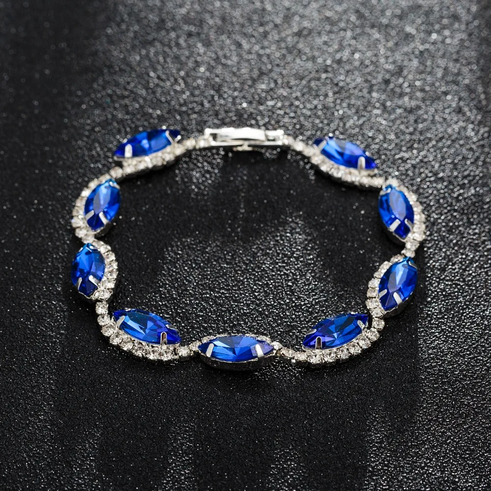 YFJEWE Top Quality Women Round Multicolor Crystal Bracelet Jewelry Vintage Austrian Crystal Bracelet Wedding Gift Wholesale B217