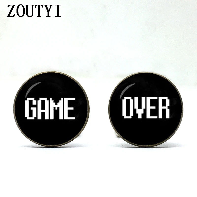 2018/ Game Begins End Cufflinks Apparel Shirt Cufflinks Link Gift Accessories Men's and Women's Cufflinks.