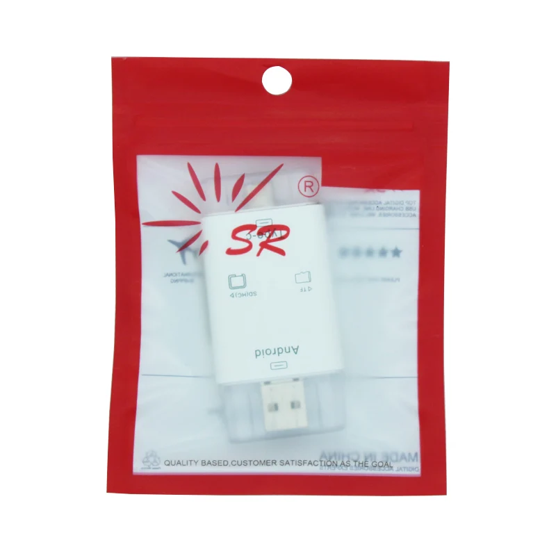 SR Multifunktions-Kartenleser SD Micro USB 3.1 Typ-C USB 2.0 Micro 3-in-1-Computertelefon-Adapter