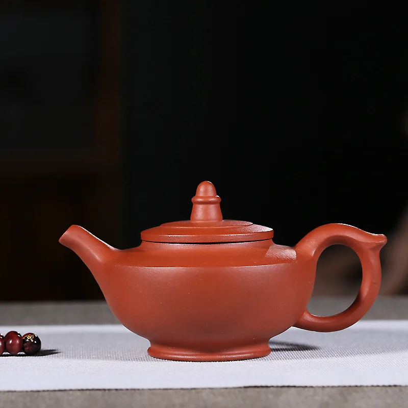 

130ml Mini Purple Clay Teapot Yixing Purple Clay Pot Zisha Tea Set Raw Mine Clear Cement Milk Teapot Genuine Yixing Teapot