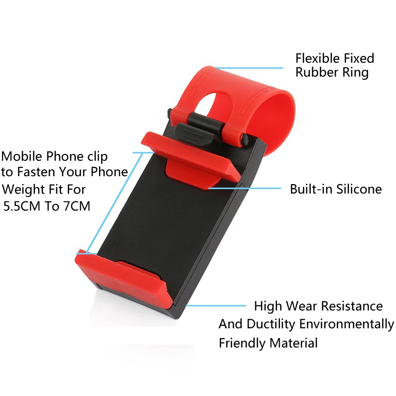 Car Steering Wheel Mobile Phone Stand Socket For Kia Rio K2 K3 Ceed Sportage 3 sorento cerato armrest picanto soul optima