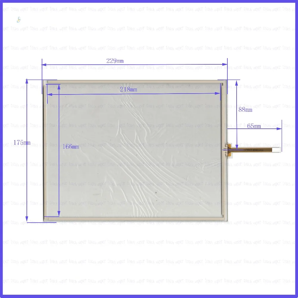 

ZhiYuSun 229mm*175mm 170913 10inch Touch Screen glass 4 wires resistive USB touch panel overlay kit 229*175 TOUCH SCREEN