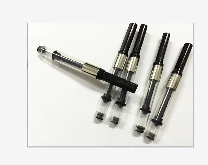 JINHAO  pcs High quality Fountain Pen Ink Converter pump Cartridges Black